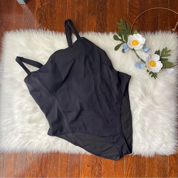 GOOD AMERICAN swim One Piece Sculpt Corset Swimsuit NWOT